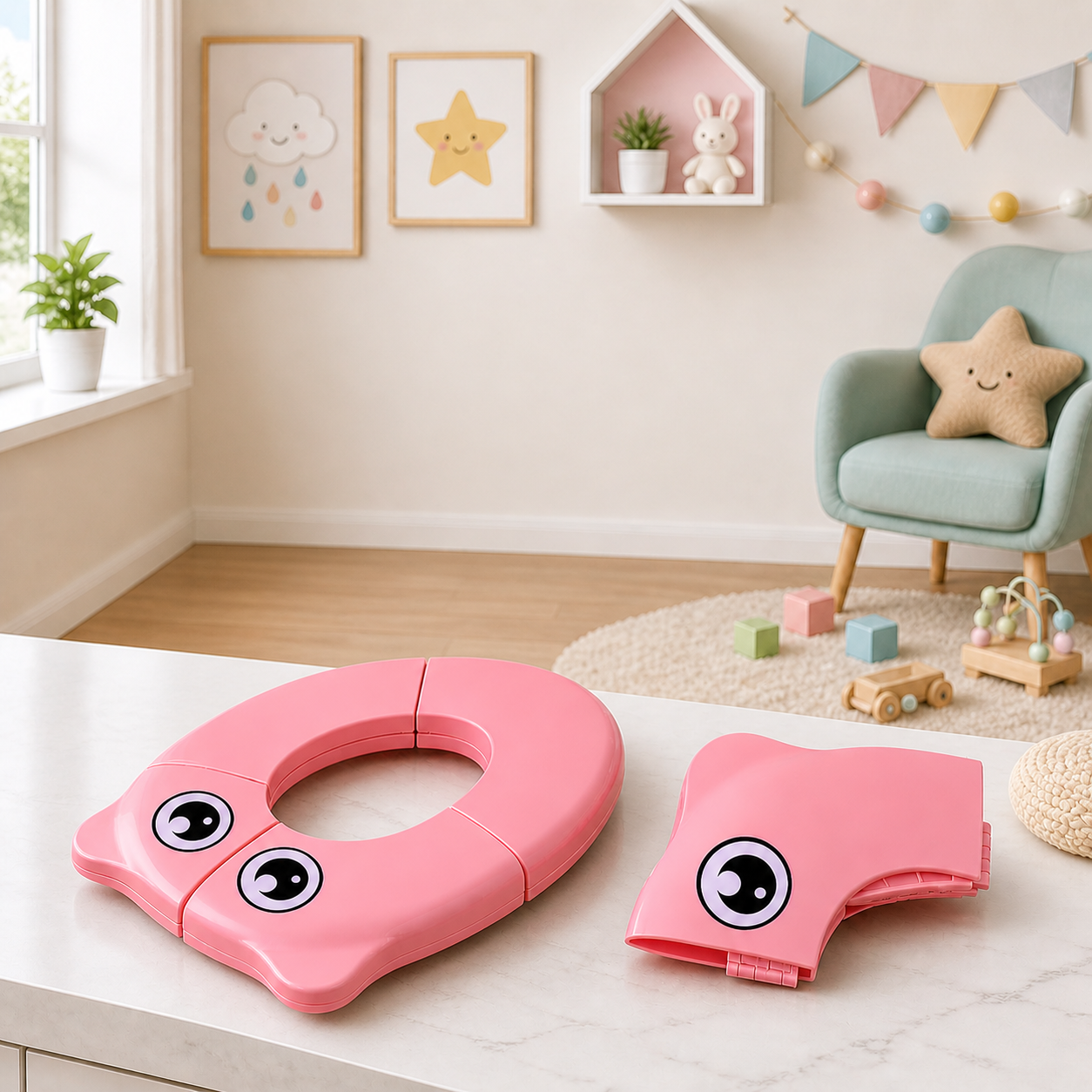 Foldable Toilet Seat